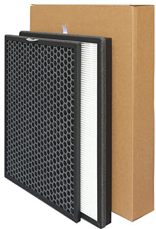 LRFdress Filtro compatibile con Philips AC3256/10, AC3259/10 e AC4550/10 adatto per purificatore d'aria Philips FY3432/10 (1 filtro Hepa e 1 filtro attivato)