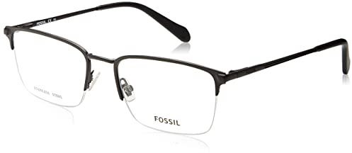 Fossil Unisex Fos 7147 Sunglasses, Mattes Schwarz, 55