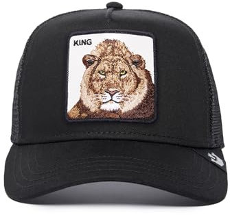 Goorin Bros. Unisex-Erwachsene The Farm Original Adjustable Snapback Trucker Hat Baseballkappe, Onyx (der König Löwe), Einheitsgre
