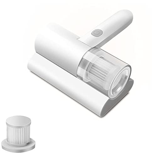 Ruiqas Aspirador de colchón de mano, aspiradora UV, 10 Kpa, fuerte succión elimina ácaros polvo para sofá cama