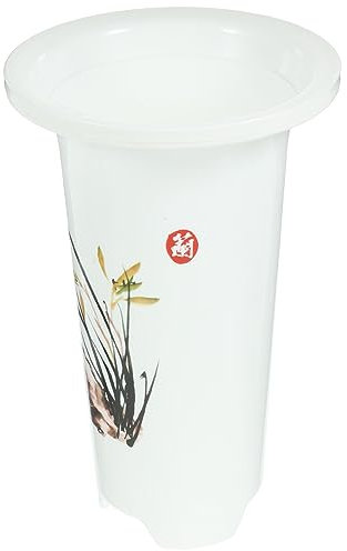 ABOOFAN 2 Stück Orchideen-Blumentöpfe Chinesischer Stil Orchideen-Pflanzgefäß Kunstharz-Pflanztöpfe Keramik-Blumentopf Hoch Kinderzimmer-Pflanzgefäß Desktop-Pflanztopf Für Hausgarten