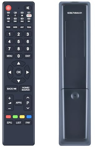GOUYESHO Telecomando di ricambio GCBLTV64AI-D3 per Changhong TV UHD65E6200ISX2 UHD75E7000ISX2 UHD55E6000ISX2 UHD42C5600ISX2 per telecomando Changhong