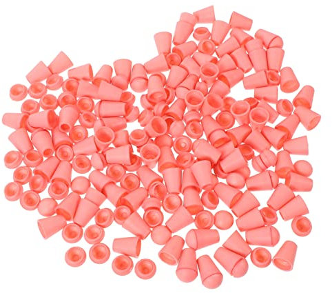 STOBOK Kordelzugbeutel 100st Kordelzugschnalle Lanyard-clip-befestigung Lanyard-clips-befestigung Kordelstopper Schnur Endet Glocke Glockenstopfen Mit Deckel Schnurendverschlüsse Elastisch Plastik