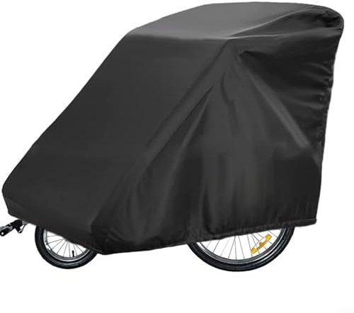 CWOQOCW Fahrradanhänger Abdeckung, Wasserdicht Faltgarage Fahrradanhänger UV-beständige Lagerabdeckung für Chariot Kind Single Double Bike Trailer