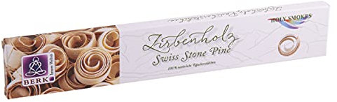 Holy Smokes Natürliche Räucherstäbchen Zirbenholz Duft Rauchstäbchen für Meditation, Reinigung und Entspannung