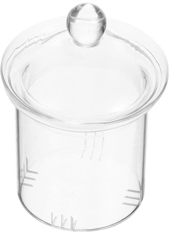 Milisten Replacement Teapot Mesh Filter 1 Set of Detachable Tea Strainer Glass Tea Pot Lid for Loose Te