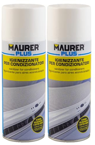 Igienizzante Spray per Condizionatori, Elimina Velocemente i Cattivi Odori 400ml (2 Bombolette)