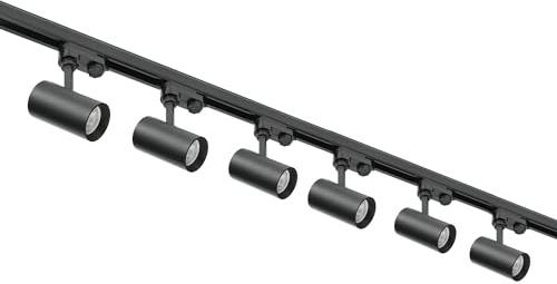 ekobi 3-Phasen-Schienen-Set NEXTRACK - Schienensystem Komplett-Set (Schwarz, Schiene 2 Meter)