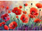 CEOVR Diamond Painting Kits Erwachsene,Mohnblume Diamant Painting,Blumen Diamond Painting Bilder,30x40 cm Diamond-painting Set,Diamond Painting Erwachsene,Wunderschöne Blumen
