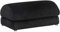 HOMCOM Repose-Pied sous bureau coussin de repose-pieds en mousse avec coussinets antidérapants tissu velours, pour soutenir les pieds et détendre les chevilles, noir