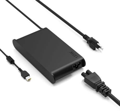 135W 90W Laptop Charger Fit for Lenovo IdeaPad Y40-70 Y50-70 Y50-80 Y520-15 Y700-15ISK 720-15IKB,Also Fit for ThinkPad T440P T450P T460P T470P T530 T540 T540P T560 W510 W540 P50 ADL135NDC3A