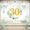 WINAROI 30 Banner Geburtstag Grün,30 Geburtstag Deko Banner,Happy Birthday Banners 30,Deko 30 Geburtstag Frau,Geburtstag Hintergrund 30 Geburtstagsdeko Wand Geburtstagsparty Grün Gold (30-grün)