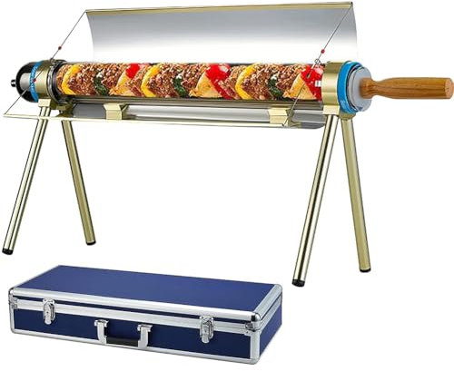 Solar Oven Portable Grill, 1.5L Camp Stove Solar Cooker, Outdoor Oven & Solar Powered Camping Grill, Camping Stove & Sun Oven For Backpacking & Hiking