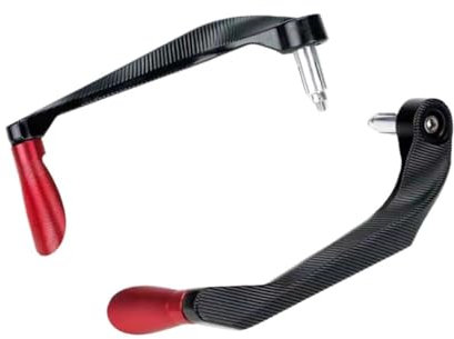 Lenkerschutz Handprotektoren -Gravur Universal 7/8 Lenkerprotektoren für Motorrad Roller Mountainbikes Bremshebelschutz CNC Aluminium