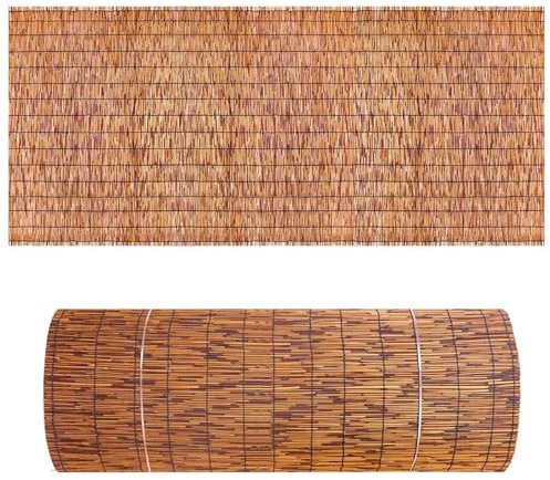 Panneau Brise Vue Exterieur Bois Clôture En Roseau Naturel Canisse Roseau Bambou Rideaux Canisse Balcon Jardin Bois Toit Extérieur Bar Terrasse Cloture Jardin Exterieur Bois 1m20 1m50 1m80 Hauteur