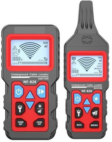 Bolzenfinder, Wire Tracker Tragbarer Telefonkabel-Locator Unterirdischer Rohrdetektor Professioneller Kabelfinder