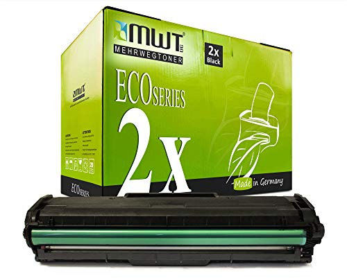 2X MWT Toner für Samsung SCX 3400 3401 3405 FW F W ersetzt MLT-D101S MLT-D101S/ELS Black Schwarz