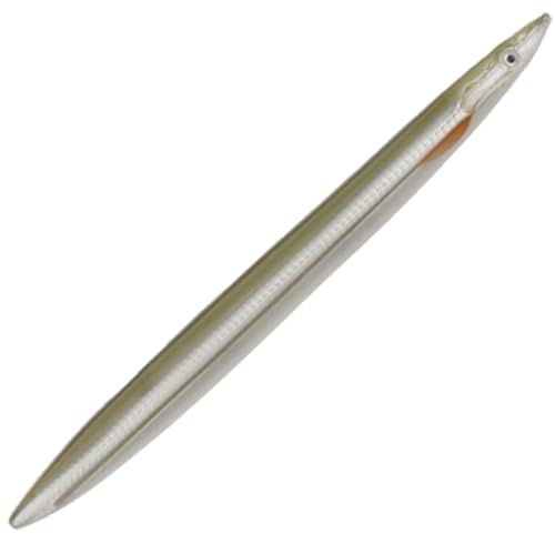 Savage Gear Line Thru Sandeel - Meerforellenköder, Farbe:Sandeel Ghost, Länge/Gewicht:11cm / 15g