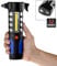 M2 TEC Nothammer Auto Kfz Notfall Hammer LED Signal Taschenlampe Warnleuchte Unfall SOS Notfallhammer mit Gurtschneider & gehärteten Spitzen - Notfall Hammer, Sicherheitshammer mit Gurtmesser
