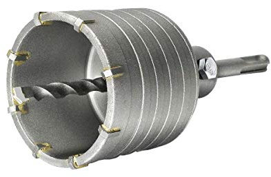 jjw-germany HM Hohl-Bohrkrone Set D 68mm Z= 8 mit SDS-PLUS Adapter 110mm und Zentrierbohrer 8x110mm, Steckdosenbohrer, Dosenbohrer, Lochbohrer für Bohrhammer