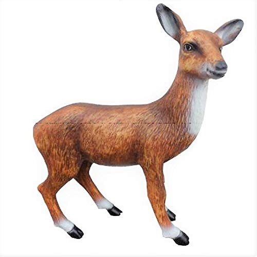 XL Premium REH lebensgross ca. 80cm Gartendeko Garten-Deko-Figur inkl. Spedition