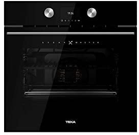 Teka SteakMaster - Horno Pirolítico Multifunción Steakmaster, Horno Especial Carne con Sistema de Limpieza DualClean y Cristal Negro - 5 Años de Garantía