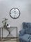 DARO DEKO Wand-Uhr Paris Black and White Ø 77 cm