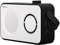 AIWA R-190BW (UK) Portable Radio, AM/FM, Mains & Battery, With Headphone Socket White/Black