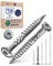 Vis de terrasse 5x50 acier inoxydable V2A Vis Torx 5mm d'épaisseur 50 vis à bois Torx 50mm de long vis en acier inoxydable durci bois