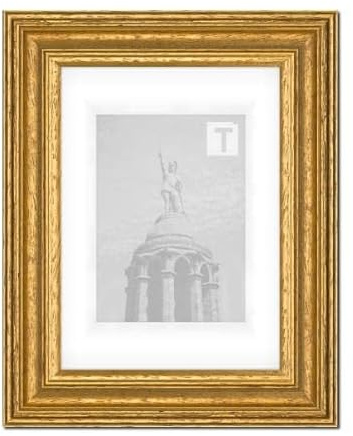 Barock-Bilderrahmen Heloise Gold 10 x 15 cm Museumsglas 2mm Antik gescheckt Vintage