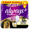 Always Platinum Secure Night Extra (Size 5) Sanitary Towels with Wings 5 x 12 Pads