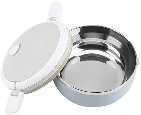 Thermal Lunch Box Container, Portable Stainless Steel Thermal Lunch Box Stackable Leak-Proof Bento Box,Microwave, Dishwasher & Freezer Safe , for Kids Adults for School Office (1 Layers 700ml)