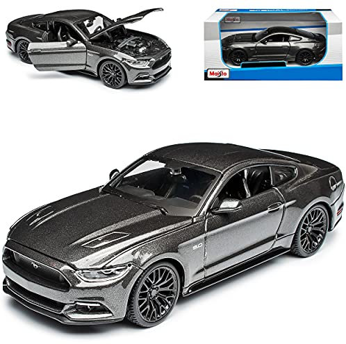 Ford Mustang VI Coupe Grau Ab 2014 1/24 Modell Auto