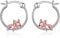 VONALA Französische Bulldogge Creolen Ohrringe 925 Sterling Silber Tier Hund Schmuck für Damen Mädchen Kinder