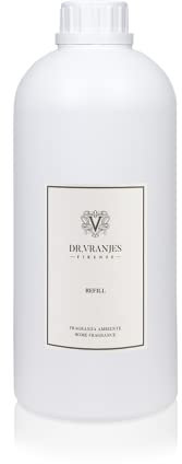 Dr. Vranjes - Ginger Lime 2500 ml Nachfüller + Doppelback weiße Stäbchen (3 Stück) - Luxus-Raumduft, Made in Italy