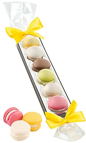 Macarons-Probierset, 6 frische Macarons, in verschiedenen Geschmackssorten (1 x 60g)
