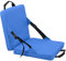 Stadium Seat Cushion, Portable High Back Soft Patio Cushion Foldable Chair Cushion with Storage Pocket, 600D Kayak Seat Travel Seat Cushion for Fishing, Hiking, Outdoor Concerts, Camp(Blue)