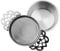 Jagowa 2PCS Stainless Steel Tea Strainer Tea Infuser Filter for Loose Leaf Tea With Handle Juice Coffee Filter Kitchen Tool
