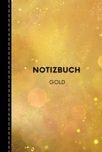 Notizbuch gold: ungefähr A5 (15,24 cm x 22,86 cm) | liniert | mit 140 nummerierten Seiten | mit 2 Seiten Inhaltsverzeichnis