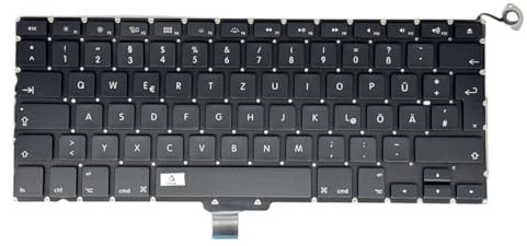 DE - Clavier sans éclairage compatible avec MacBook Pro 13,3 A1278 Mid 2009 Serie