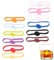 NHBETYS 12PCS Wine Glass Strip Tag Markers Silicone Drinks Marker Labels Reusable Drinking Cup Identification Colourful Decoration for Home Bar Party Cocktail Champagne Bottle