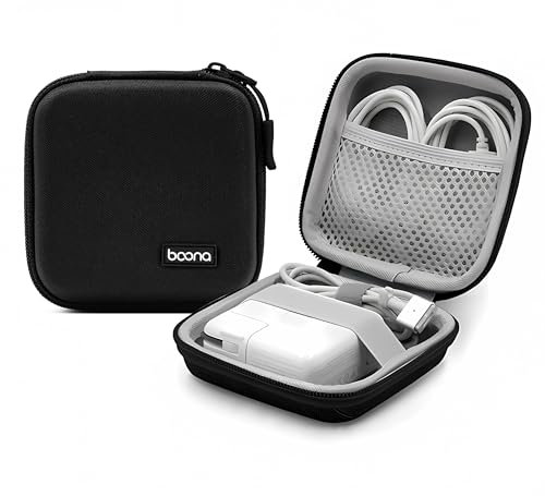 HOMEGYMFREE - Macbook Charger Case, Small Charger Organizer, Portable Bag, Travel Storage for Laptop Accessories, Waterproof Magic Mouse Power Bank,