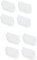 Mikikit Lot de 2 Serrures de Porte Coulissante en Verre pour Garçons Et Filles - Serrures de Fenêtre Antivol - Loquet de Sécurité pour Fenêtre - 4 Pièces