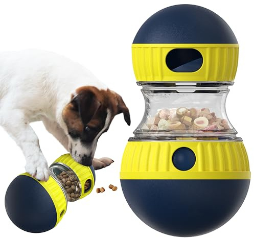 TLKNG Dog Enrichment Toy, Treat Dispenser Ball for Medium/Small Dogs