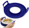 Microwave Cools Plate and Spillover Caddy with Handles, Microwave Cools Caddy with Handles, Microwave Bowl Holder, Microwave Dish Carrier, Carrying Tray for Bowls, Plates