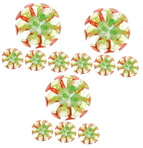 ifundom Pelota Ventosa 12 Piezas Bola Divertida Juego Al Aire para Niños Pequeños Juguetes Al Aire para Niños Pequeños Él Juguetes Niño Ventosa. Bolas Ventosa