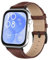 Niboow Correa para Huawei Watch Fit 4 / Fit 4 Pro/Fit 3, [con Hebilla de Acero Inoxidable Cuero] Hombres Mujeres Correas de Repuesto de Cuero para Huawei Watch Fit 4 / Fit 4 Pro/Fit 3-Rojo Marrón