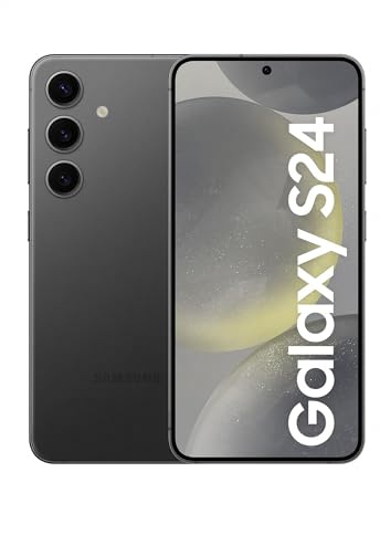 Samsung Galaxy S24, AI Android Smartphone, 8GB RAM, 128GB Storage, 50MP Camera, Long Battery Life, Onyx Black, (UK Version) (Renewed)
