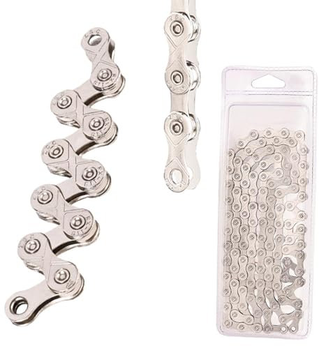 Kjzeex Bike Chain, Single Speed Chain, 11 Speed Bicycle Chain for Road Bike, Mountain Bike, Racing, Cycling