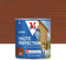 V33 Vernice per legno esterno in mogano satinato, alta protezione 8 anni, alta resistenza idrorepellente e UV, resistente alle variazioni del legno, Ecolabel, resina di origine vegetale, 0,75 l